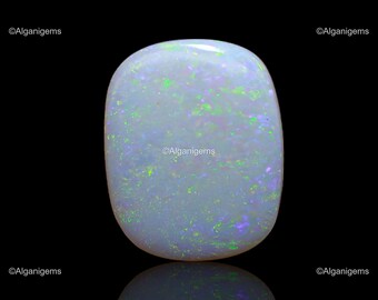 Genuine 3.35 Cts Fire Opal Gemstone/ Multicolor Opal Cabochon/ Oval Opal Gemstone/ Gemstone For Jewelry Making 17x10x2 mm