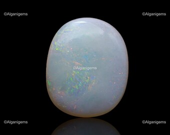 Natural 3.10 Cts Fire Opal Cabochon, Multicolor Oval Opal Gemstone, Opal Real Stone For Making Jewelry 17x10x2 mm