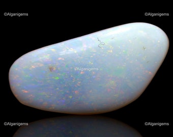 18.60 Cts Fire Opal Gemstone, Opal Cabochon, Natural Fancy Multicolor Opal Loose Stone 24x14x8 mm