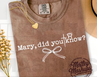 Mary Did You Know Png, Christmas Nativity, Christian Shirt Design (Digital Download)