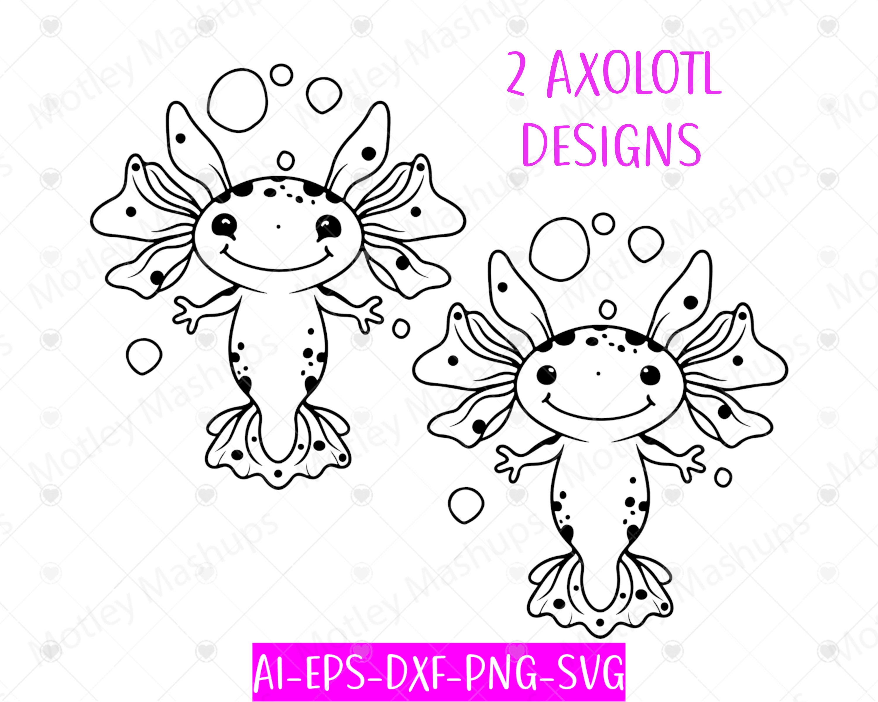 Axolotl Svg Png, Axolotl Clipart, Animal Svg Png, Axolotl Shirt Png Svg