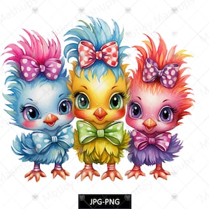 Funny Chicken Png, Cute Chicken Png, Polka Dot Chickens, Party Chickens Png, Birthday Chickens Png, Farm Life, Chicken Chick Png