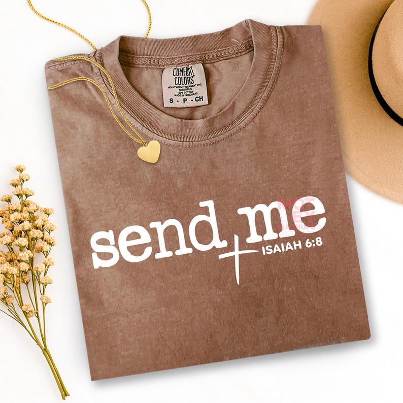 Send Me Isaiah 6:8 Christian Typography Svg Png, Faith Svg (digital ...
