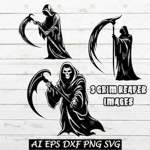 Halloween Grim Reaper Svg Skeleton Svg Horror T-Shirt Graphic Halloween Svg Grim Reaper Decal Angel of Death Svg Png Grim Reaper Png
