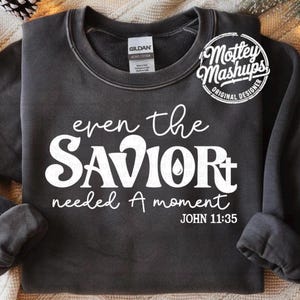 John 11:35 Jesus Wept SVG Png, Christ Savior Shirt Design, Christian Faith Digital Design