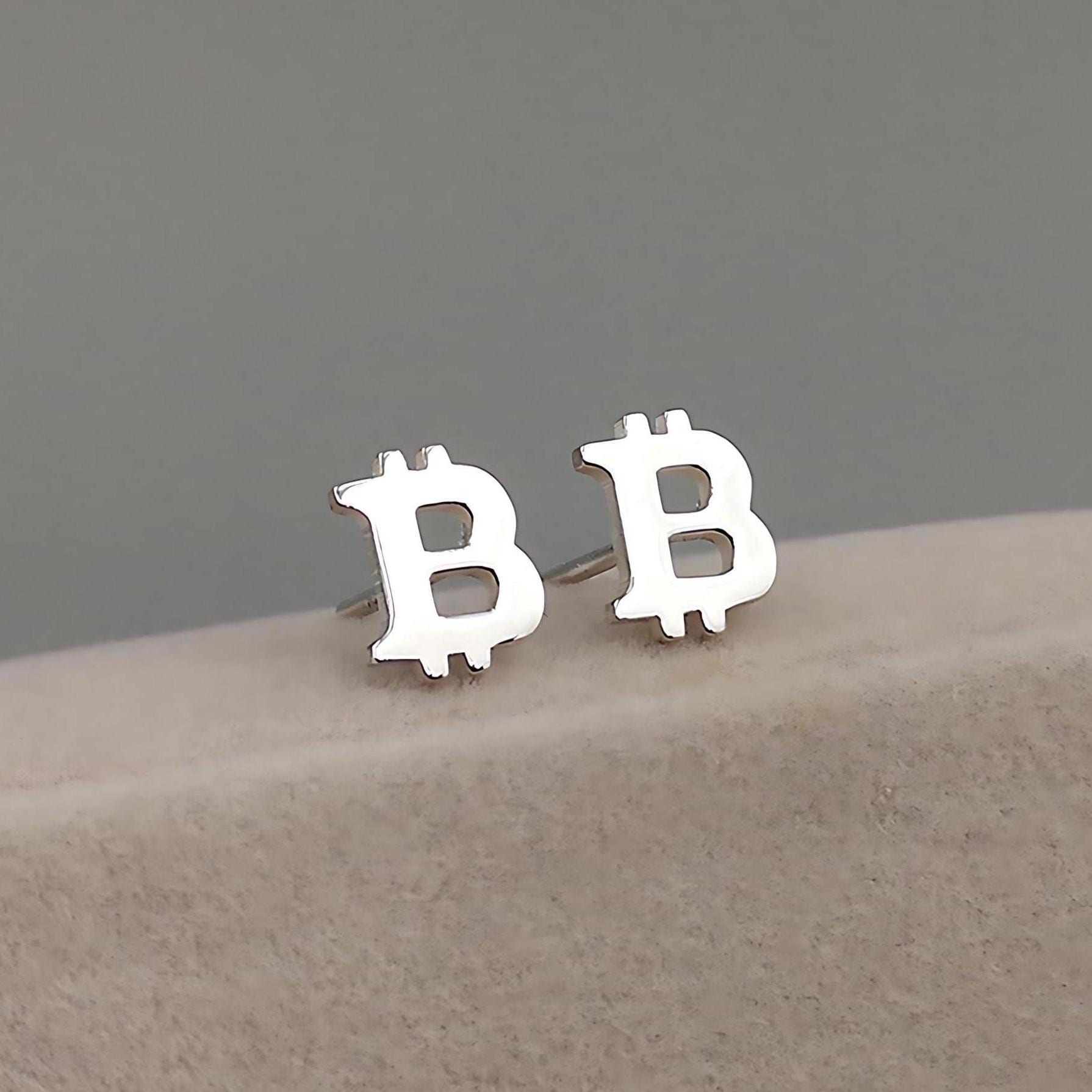 Bitcoin Earrings - Etsy