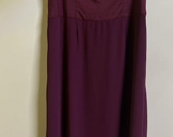 Lori Ann Montreal Formal Dress Long Maxi Burgundy Women's SIze 16 A Line