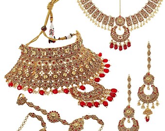 Indian Bridal Jewellery Set | Etsy