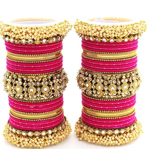 Maroon Indian Bangle Set Bridal Chura Choora Bangles Bridal Etsy