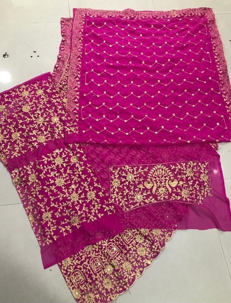 Designer Georgette Lehenga Choli Heavy Embroidered Lehenga Choli Lehenga For Women Party Wear Lehenga Choli
