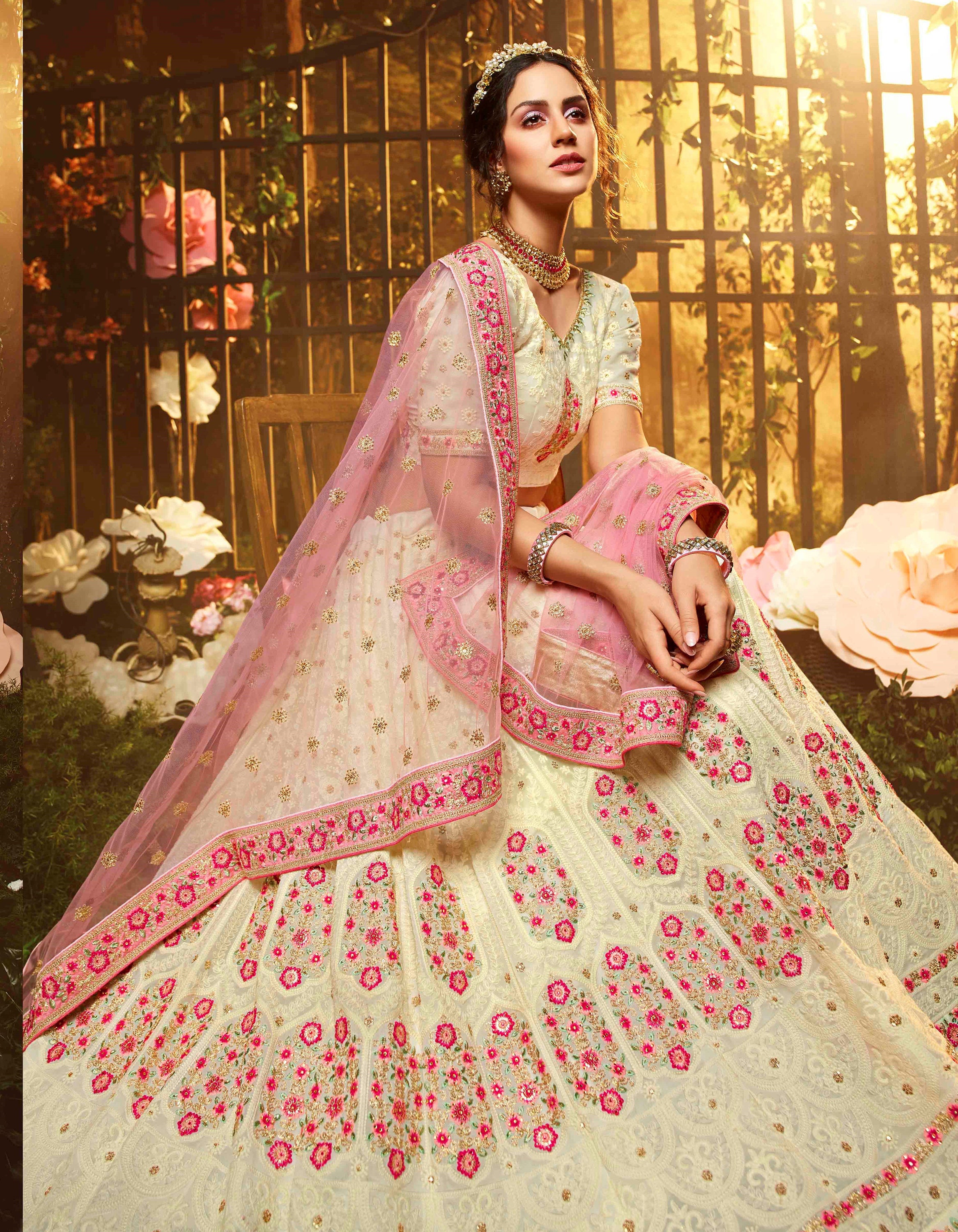 Heavy Embroidered Bridal Lehenga Choli 