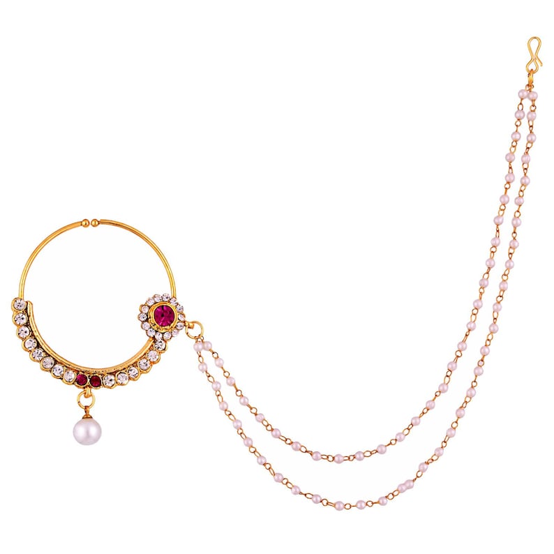 Latest Magenta Color Indian Bridal Jewellery Set Designer Bridal Jewelry Set