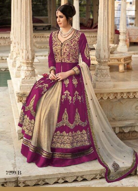 full velvet anarkali