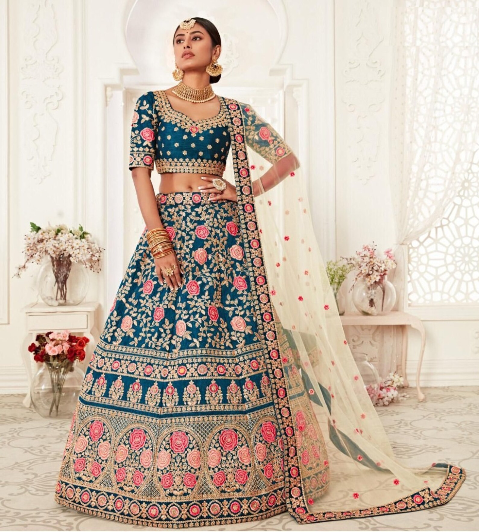 Lehenga Choli Bridal Lehenga Choli Lahenga Skirt Bridesmaid Etsy