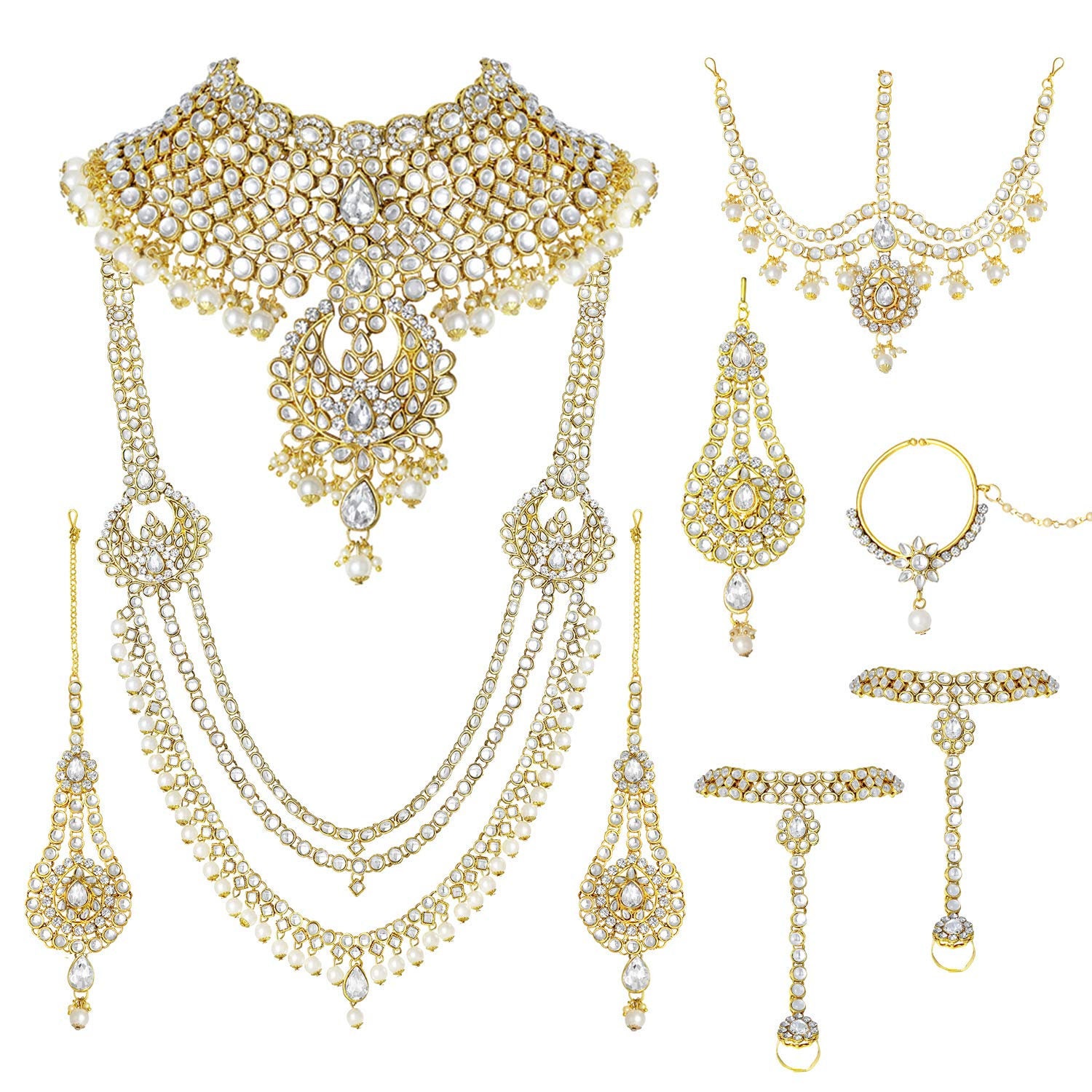 Indian Jewellery Set Bridal Jewelry Set Etsy