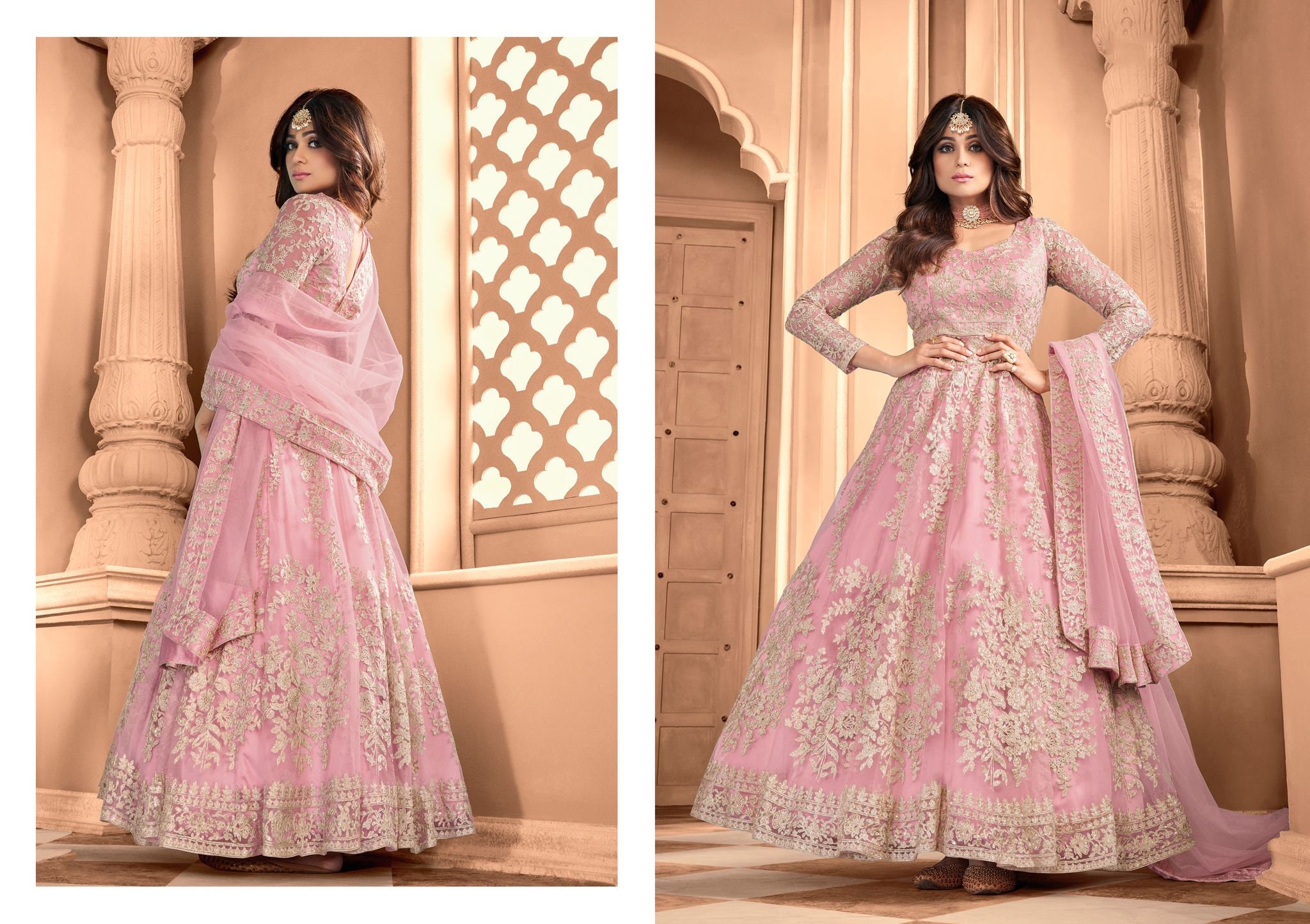 net gown for engagement