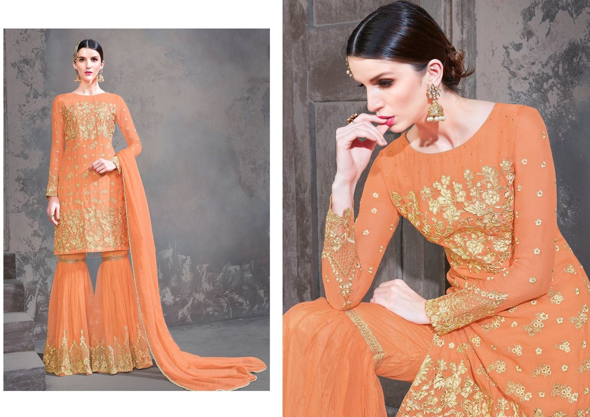 beautiful sharara dress