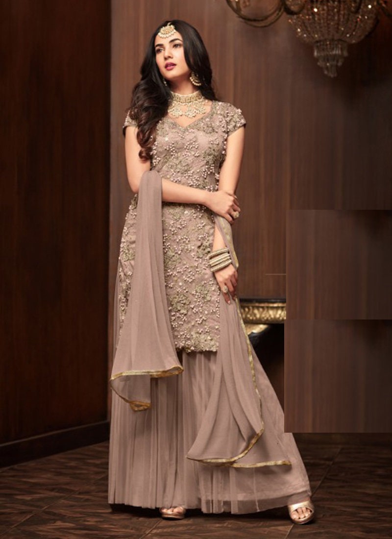 Latest Pakistani Sharara Kameez Party Wear Sharara Suit Heavy Etsy