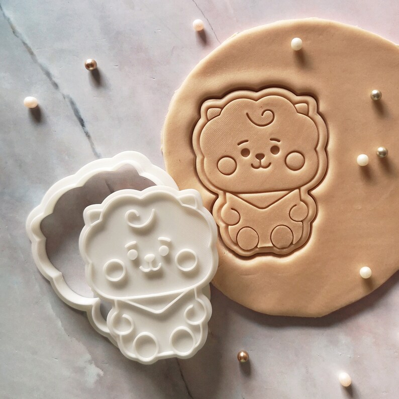 Baby BT21 Cookie Cutter Set of 7. Cute BT21 Stamps BTS