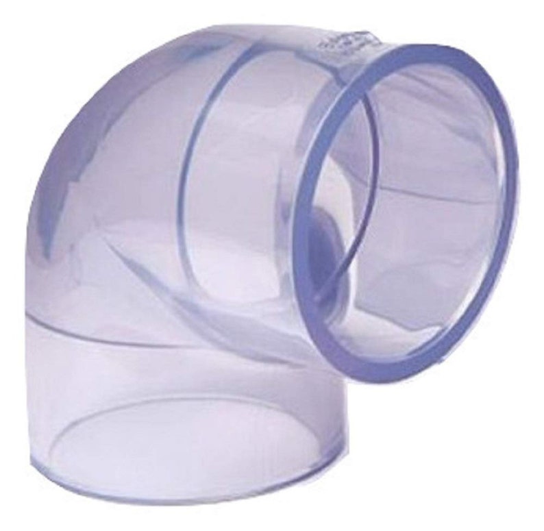 Clear PVC Fittings SCH 40/SCH 80 Couplings Elbows TEEs Etsy