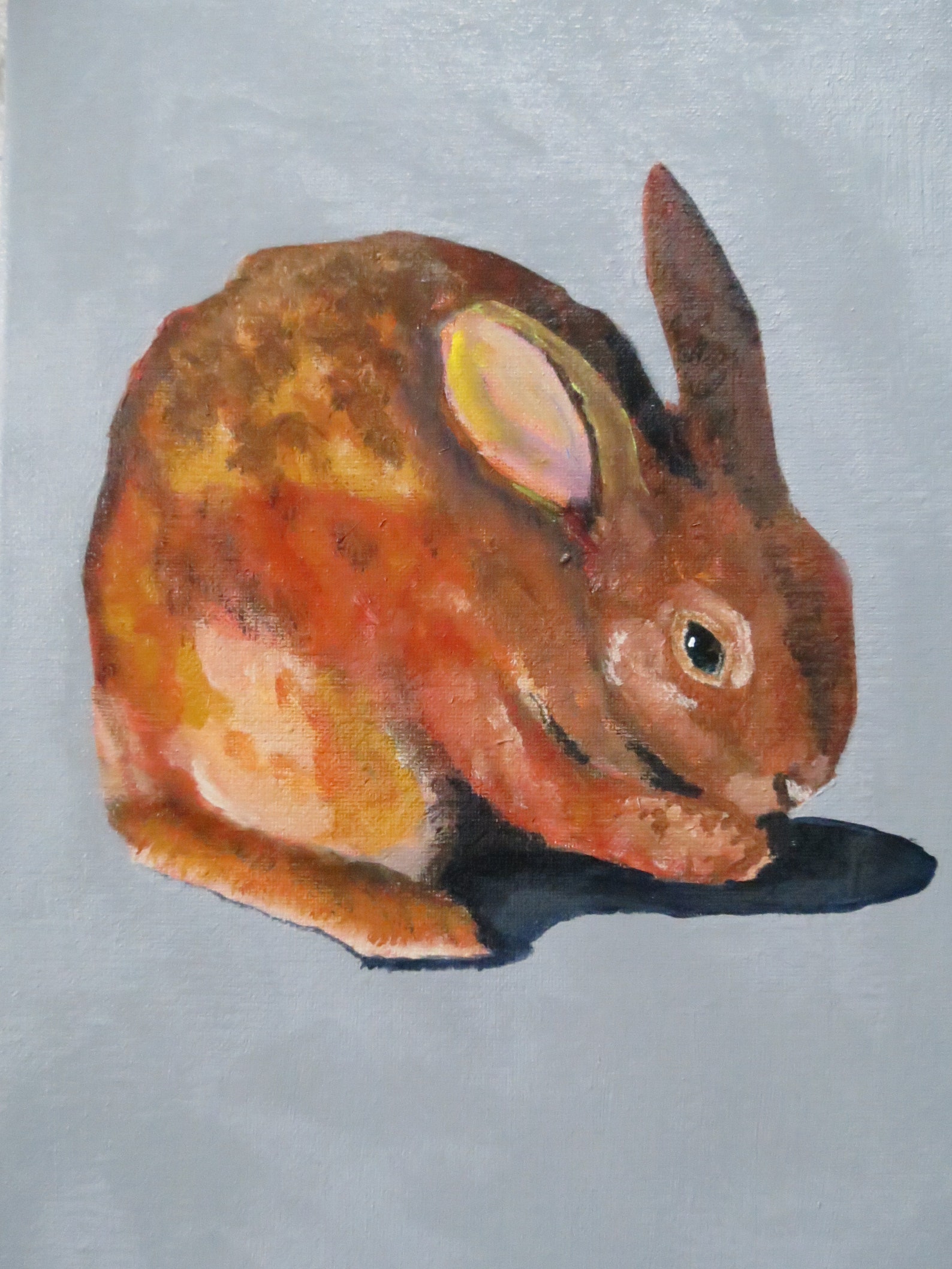 Rabbit Painting Acrylic Painting Rabbit Acrylic Painting Etsy