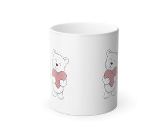 Tazza con scritta "Orso polare"