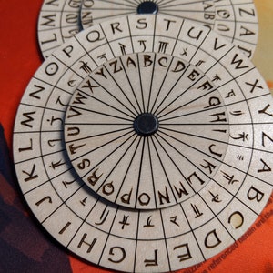 Buy Fantasy Caesar / Vigenère Cipher Wheel and Translator Online in ...