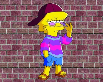 Lisa Simpson Svg Etsy Lisa Simpson Svg Etsy