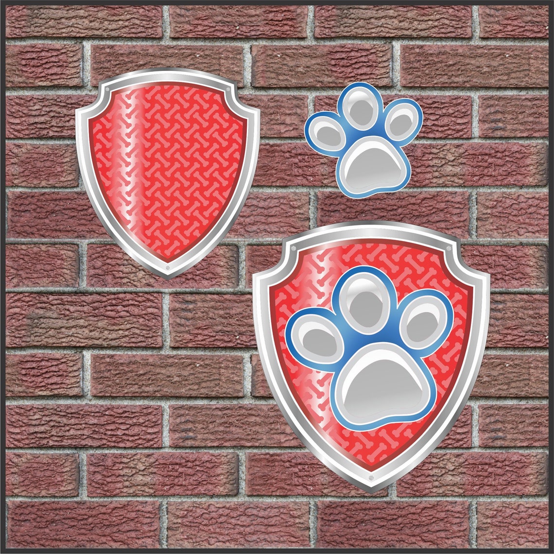 Paw Patrol Badges and Logos Vectors