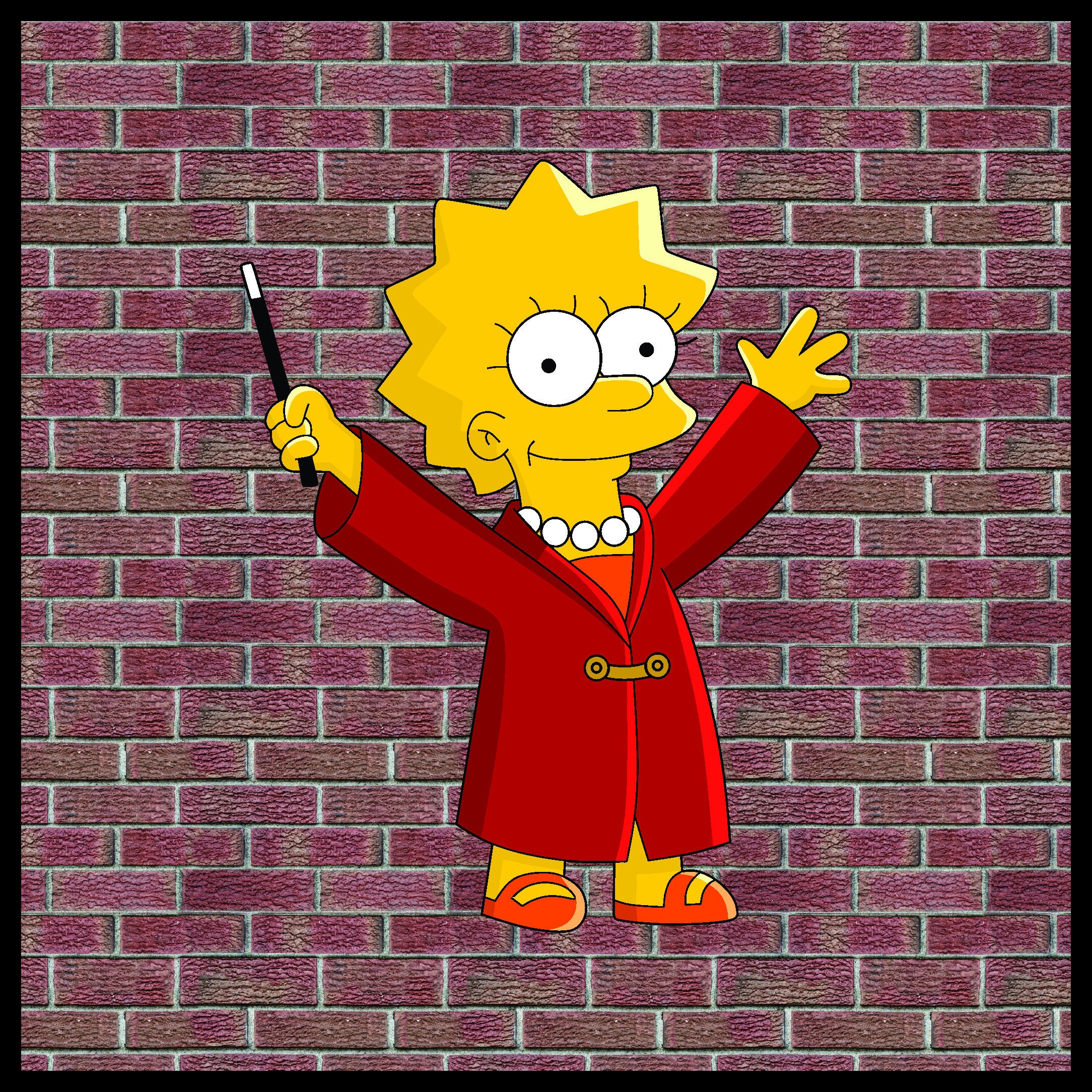 Vector of lisa simpson maga. svg-cdr-ai-eps-png-pdf | Etsy