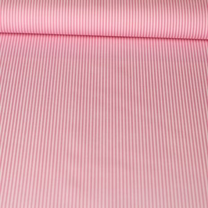 Cotton pink white striped stripes