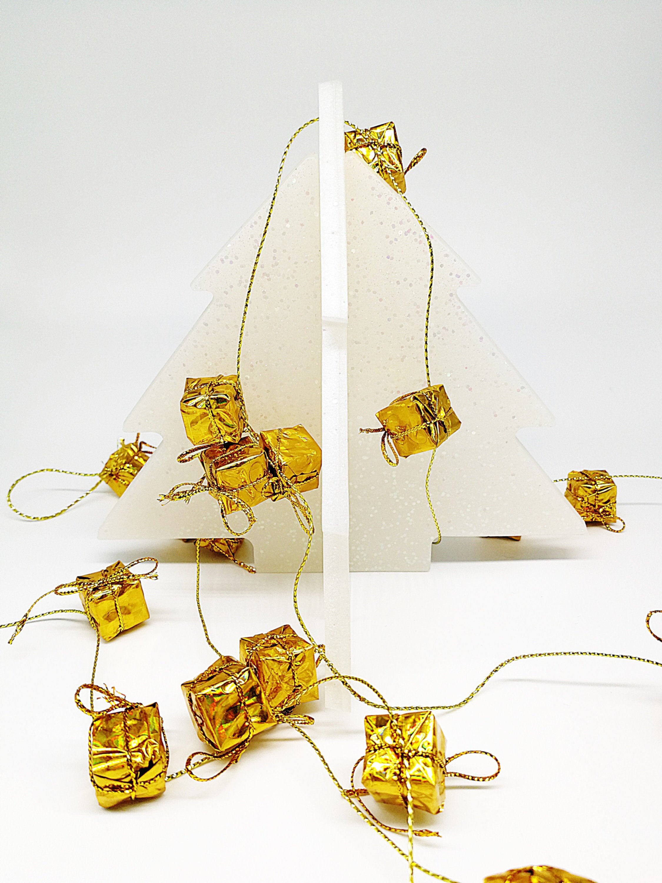 Weihnachtsbaum aus weißem Harz Perle | Etsy