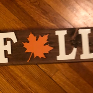 Fall Sign - Fall Wall Decor - Farmhouse Decor - Thanksgiving Sign - Rustic Wall sign - Autumn - New England
