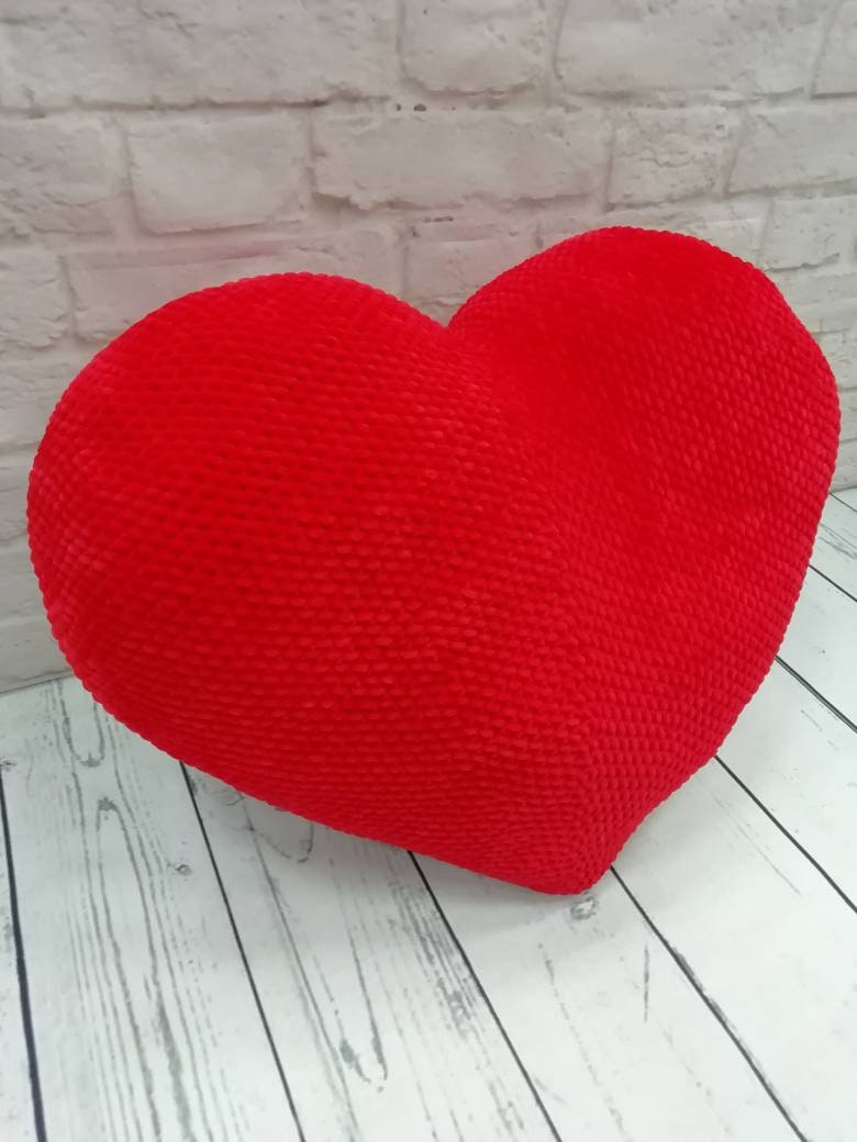 Häkeln Herz Kissen Valentinstag Kissen personalisierte Etsy