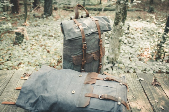 etsy canvas backpack