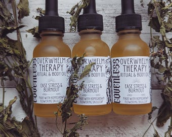 Overwhelm Therapy Body Oil