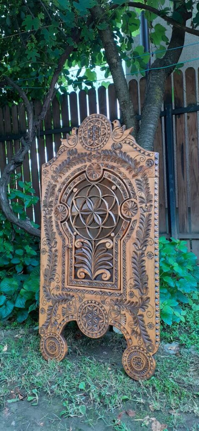 Wooden Corner Cottage Decor Corner Wall Etsy