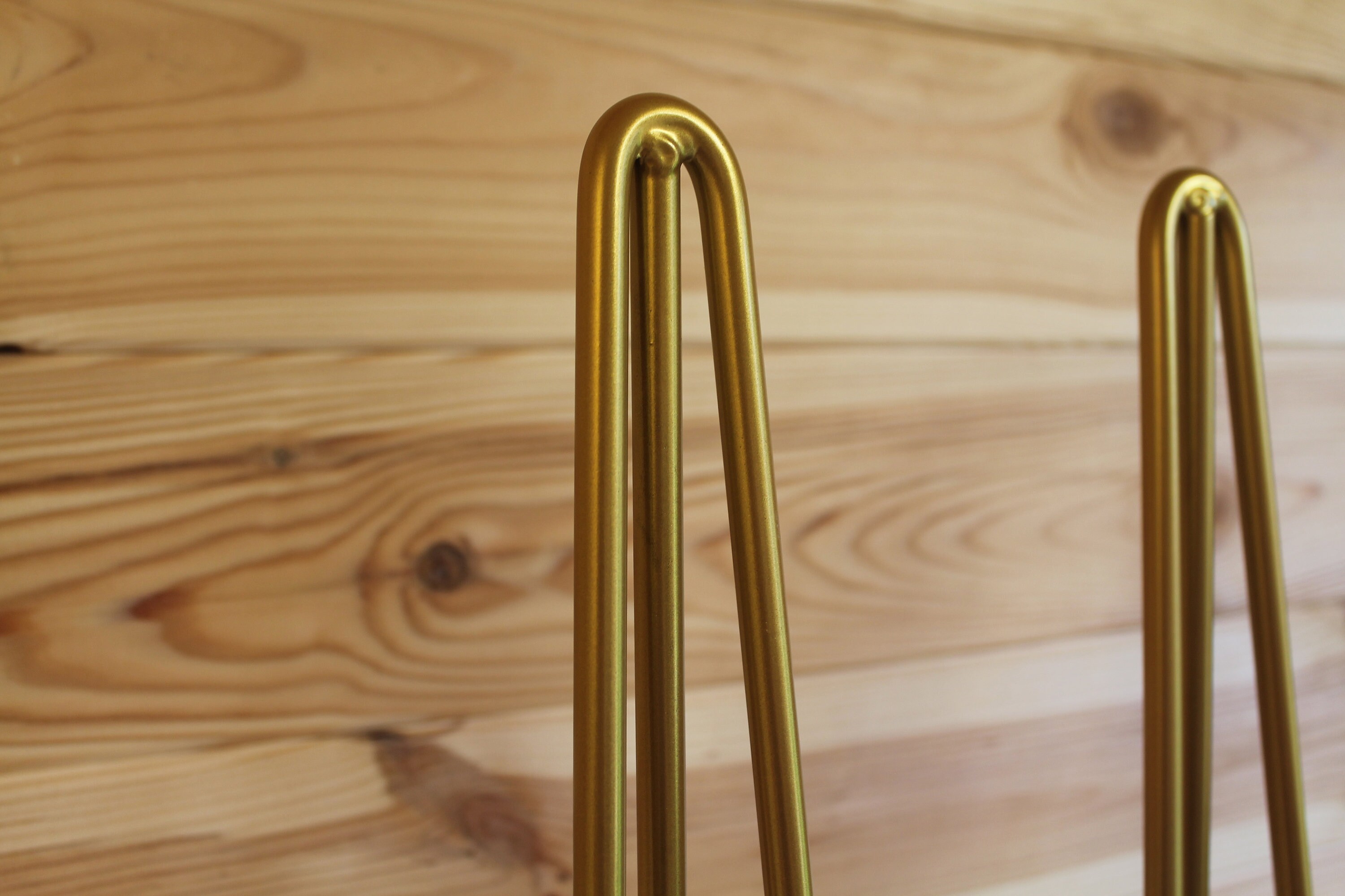 Gold 3 Prong Hairpin Legs 71cm Hairpin Leg Set 28 Inch 4 Etsy UK