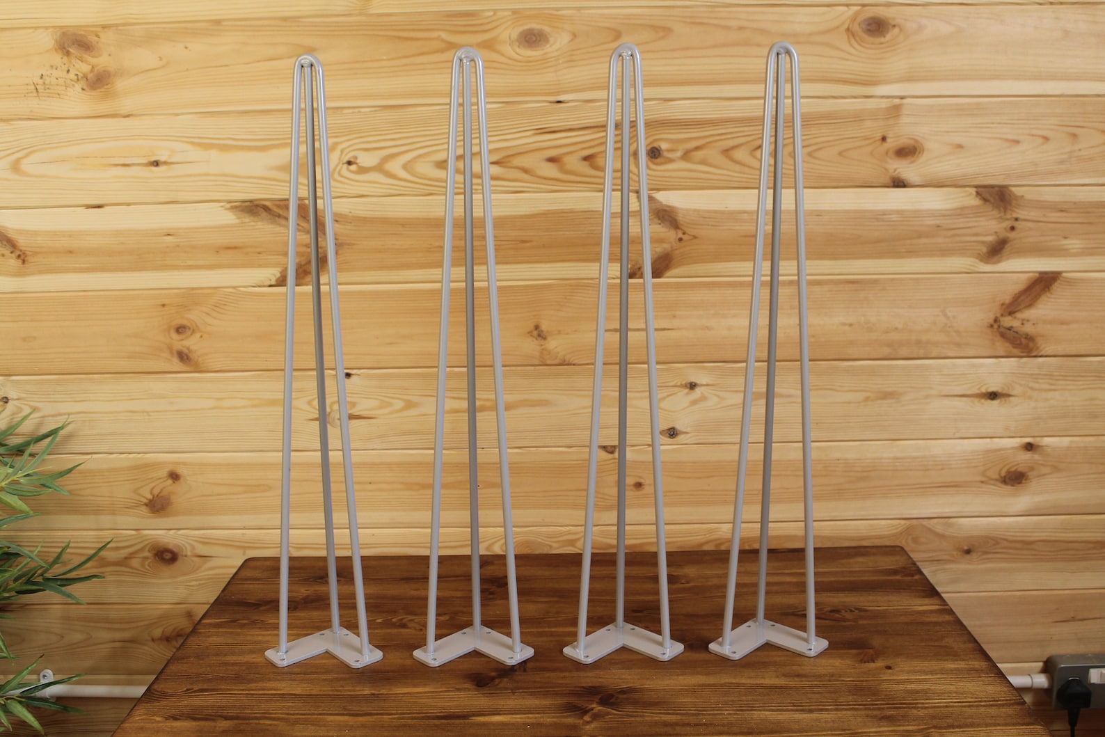 Grey 3 Prong Hairpin Legs 71cm Hairpin Leg Set 28 inch 4 Etsy