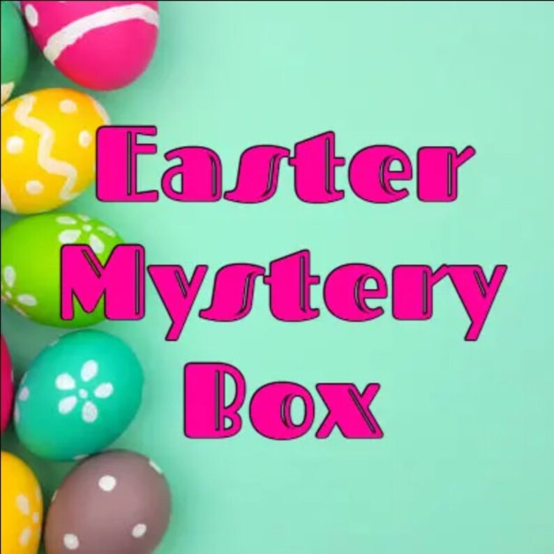 LIMITED TIME OFFER Easter Cookie Cutter Mystery Box 5 Easter Themed Cookie Cutters