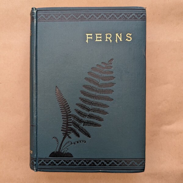 Ferns British and Foreign by John Smith Vintage Nature Book, Natural History, Antique, Gift, Plants, Botany.
