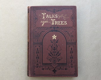 Talks About Trees di Mary ed Elizabeth Kirby Libro vintage, storia naturale, natura, antiquario, antiquariato, regalo.