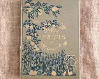 Farm Festivals by Will Charleton Vintage Book, Antique, Gift.