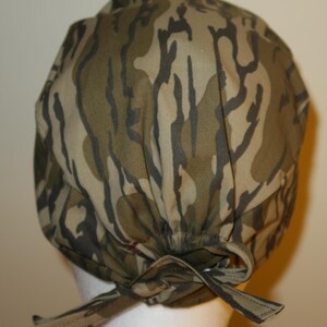 Camo -Mossy Oak Original Bottomland- Scrub Cap, Surgical Cap, Nurse Scrub Cap, Men's Scrub Cap, Women's Scrub Cap, Dentist, CRNA image 4