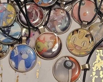 Upcycled Pokemon Card Pendant: Handmade Geek Gift