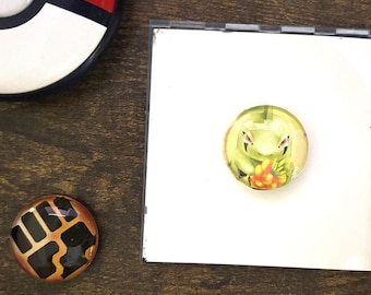 Larvitar Pokemon Magnet: Gifts for Him/Her Upcycled Collectible Memorabilia