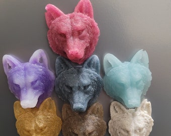 Majestic Stony Wolf Magnets for boys girls women adult wolf lovers