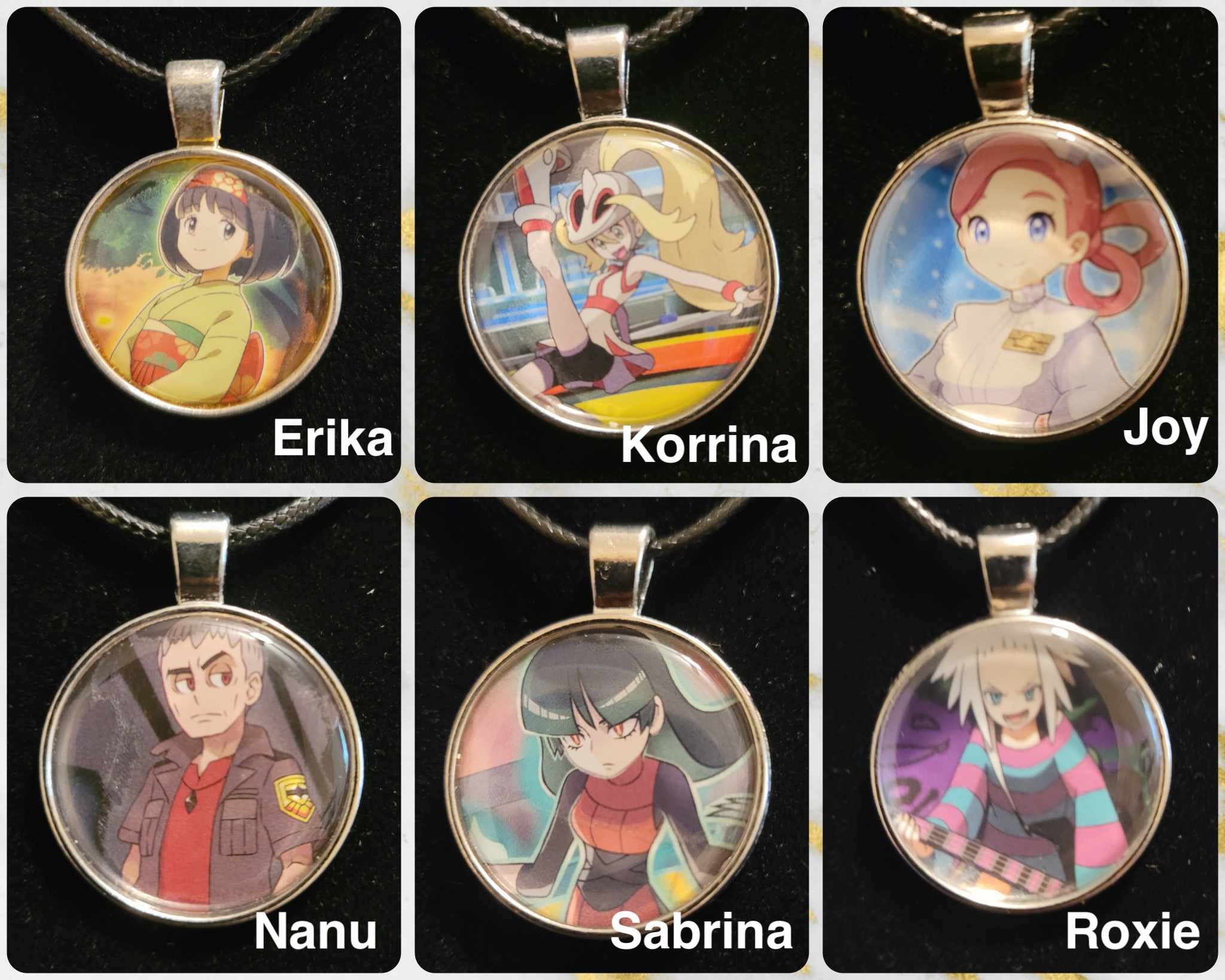 Pokemon Trainer Professors Gym Leader Rival Pendants - Etsy