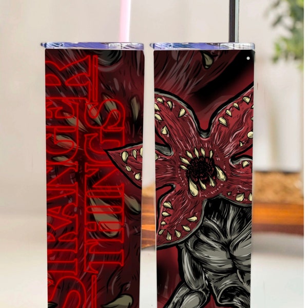 Stranger Things Tumbler Design sublimation digital download