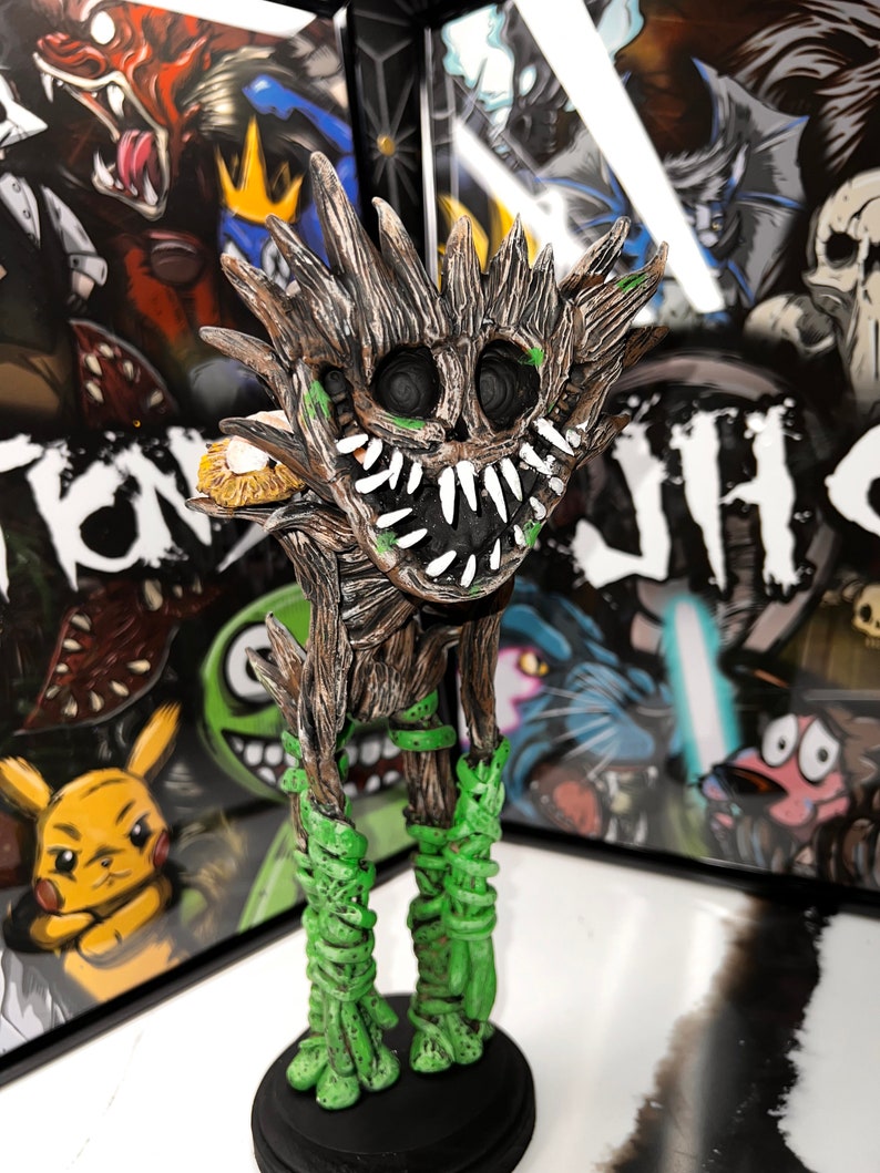 Huggy Wuggy Tree Hugger Sculpture Project Playtime Etsy